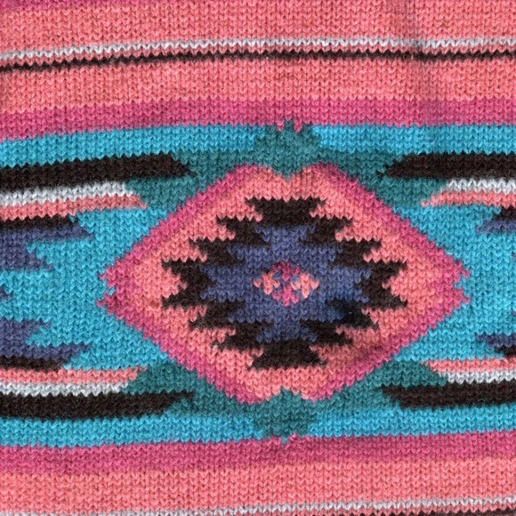 VINTAGE SANTA FE AZTEC/WESTERN WEAR SWEATER W/EMBROIDERED BOHO COTTAGECORE VIBE - Picture 3 of 10
